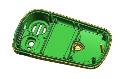 design drawings for electronic device housing injection molds