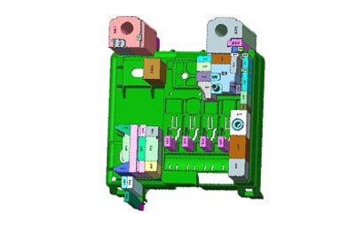 fuse housing ford new energy vehicle mold design