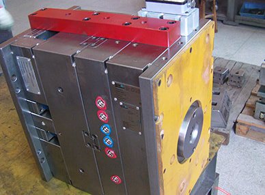 small printer housing two shot mold