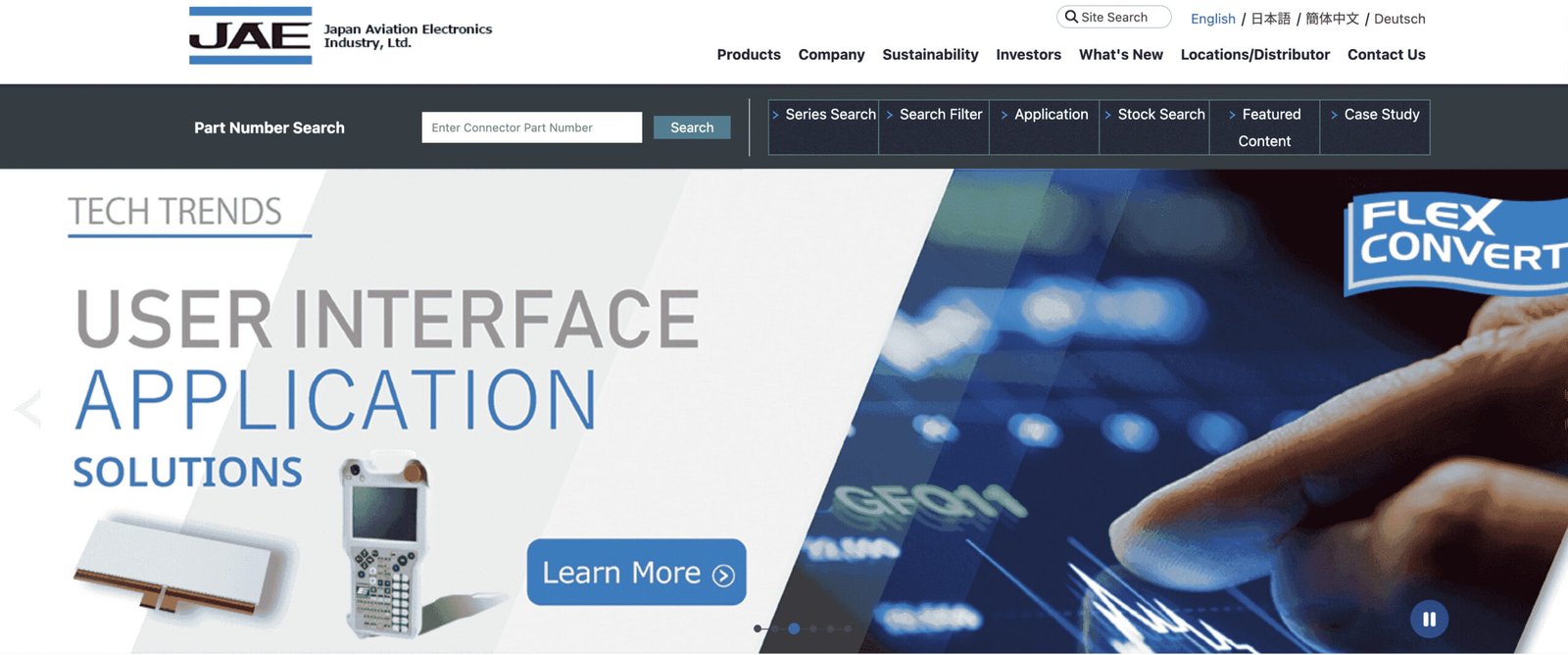 japan aviation electronics industry, ltd. (jae)