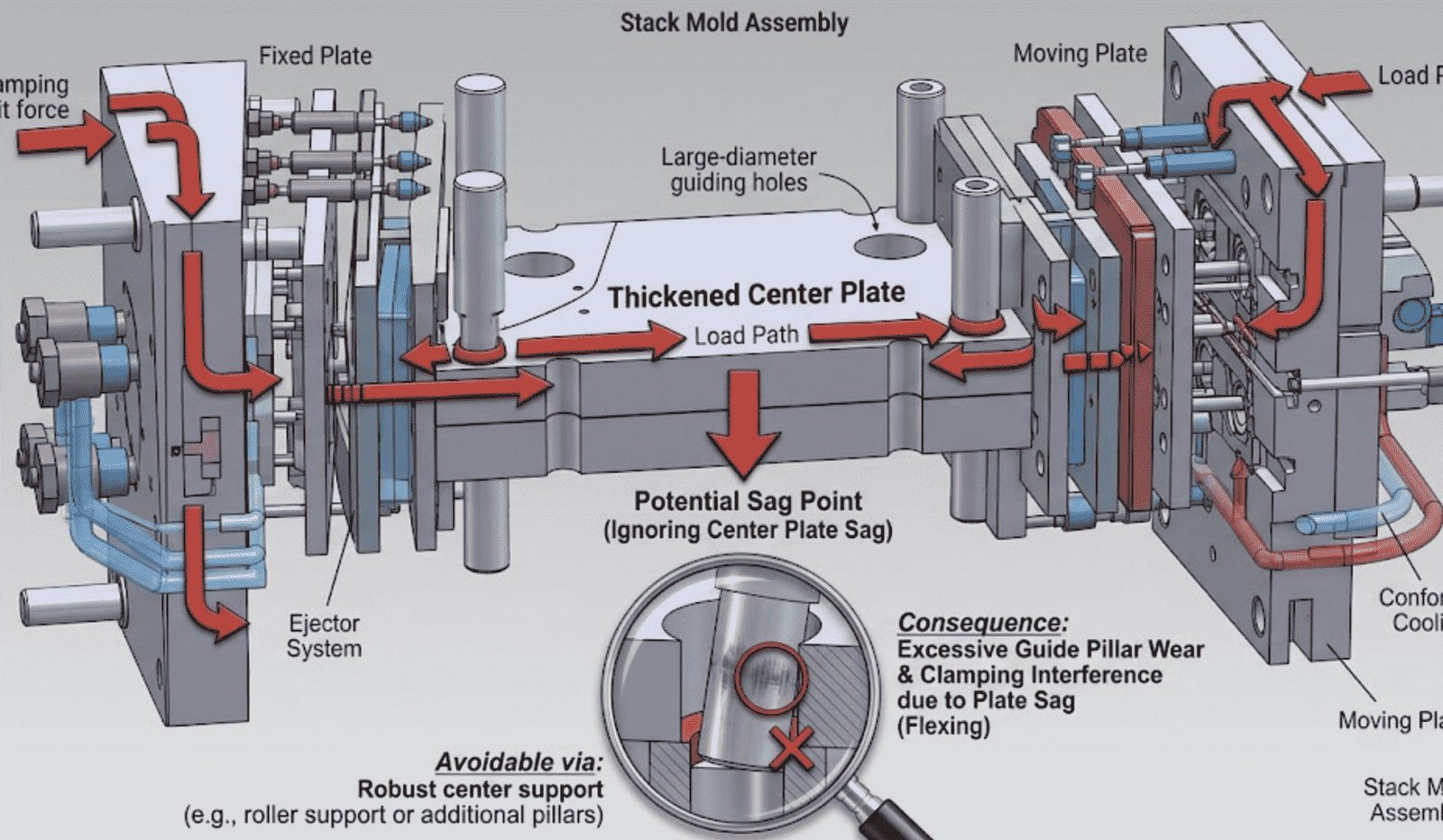 Center Plate Mechanism