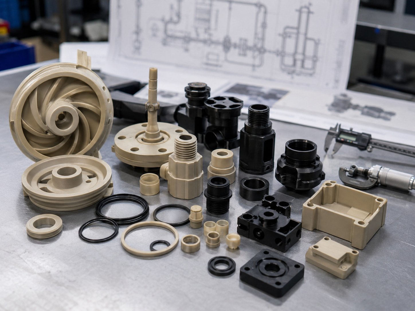 Chemical PEEK Parts