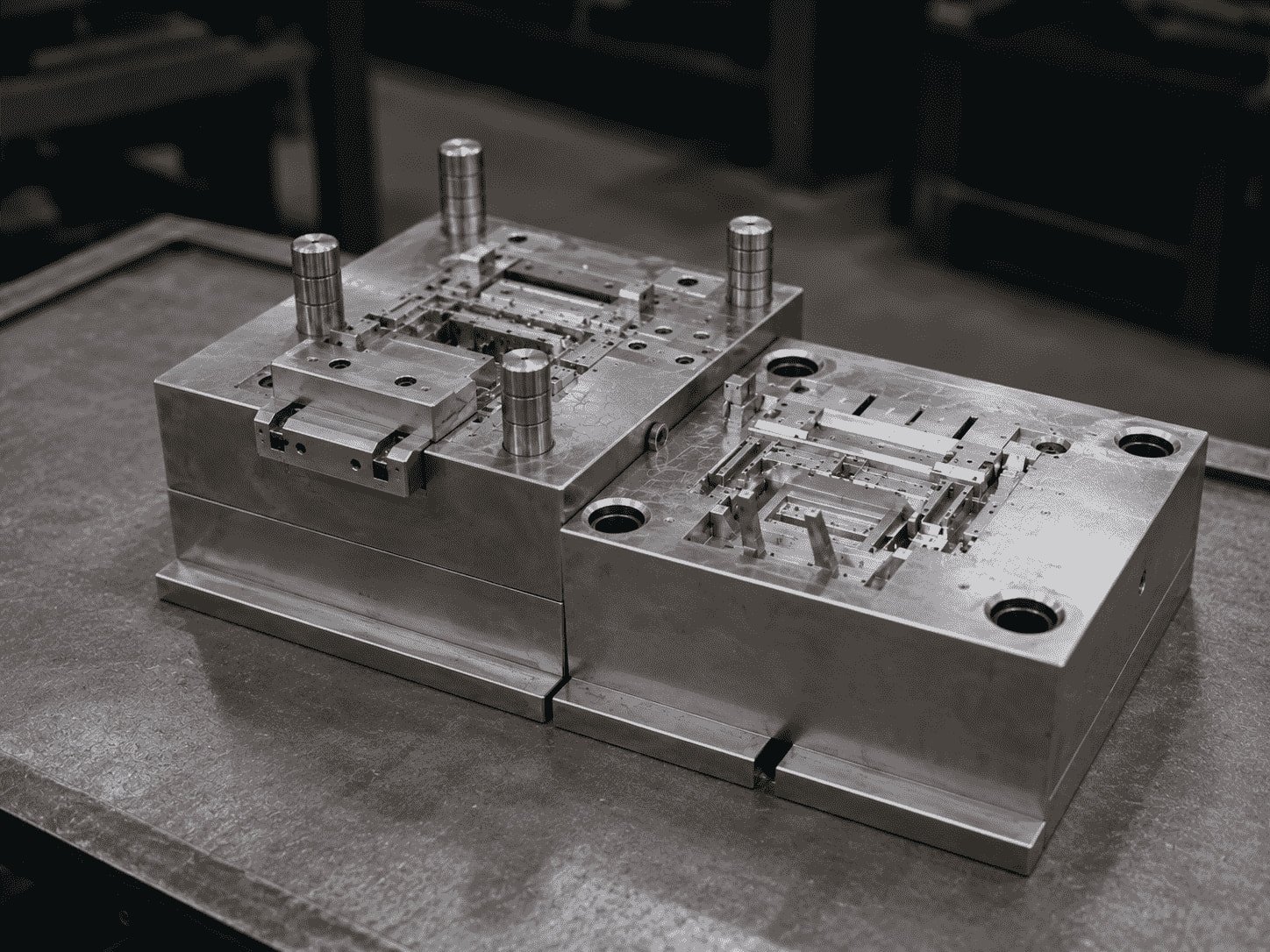 High precision connector mold components