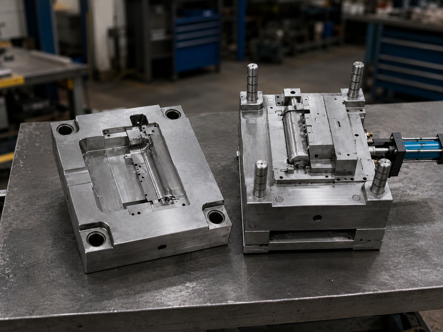 high precision mold for precision plastic injection parts with CMM inspection