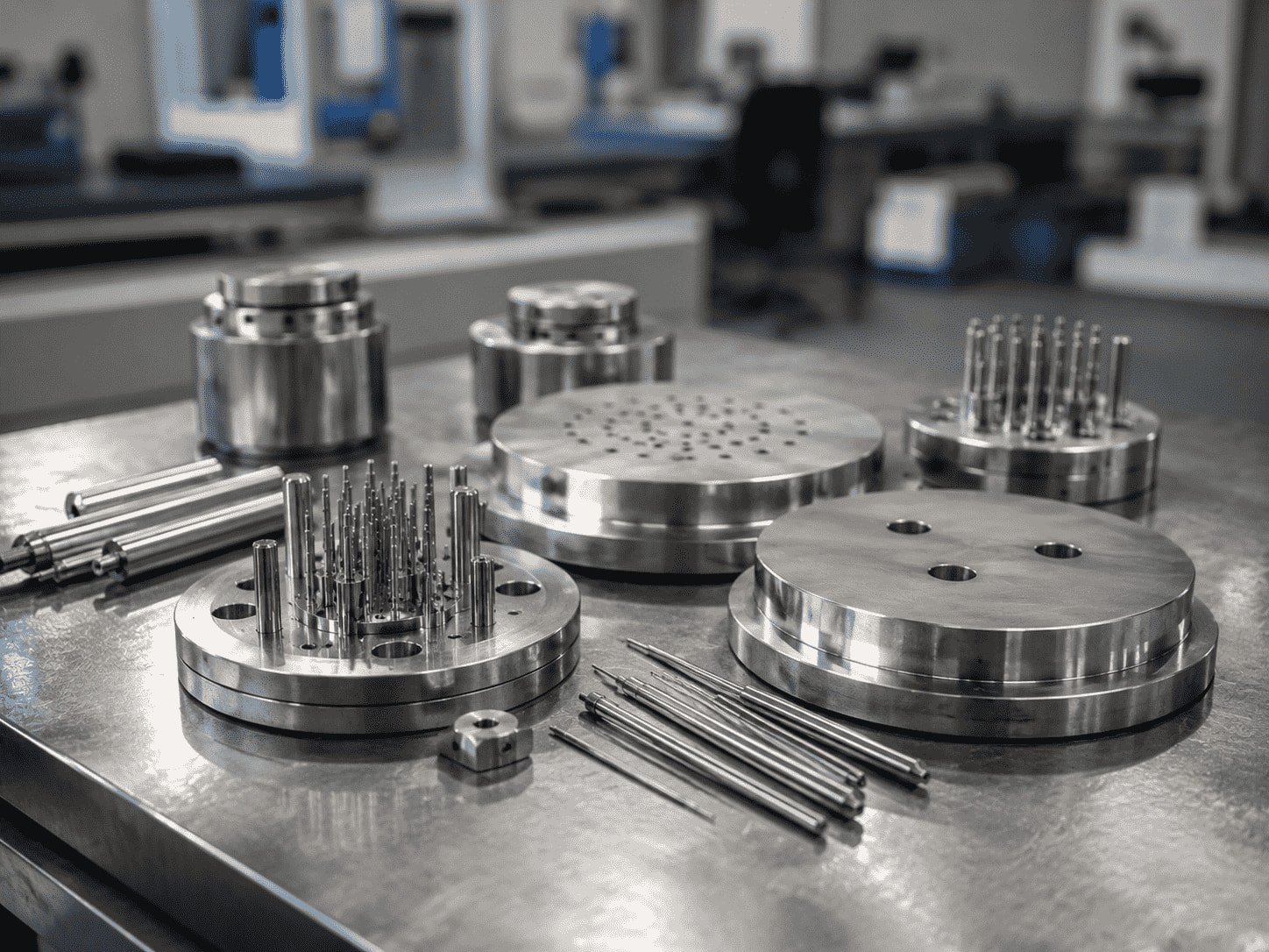 High precision mold core with detailed features