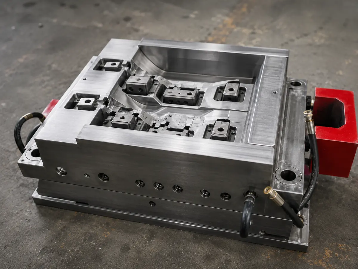 Precision injection mold for automotive covers and housings