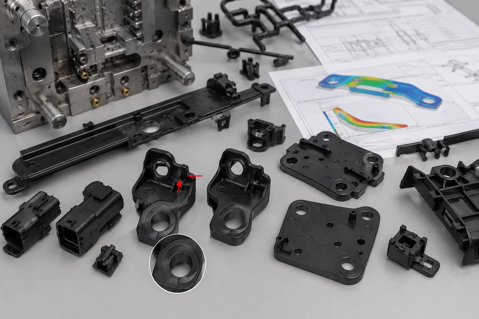 Weld Lines in Plastic Parts