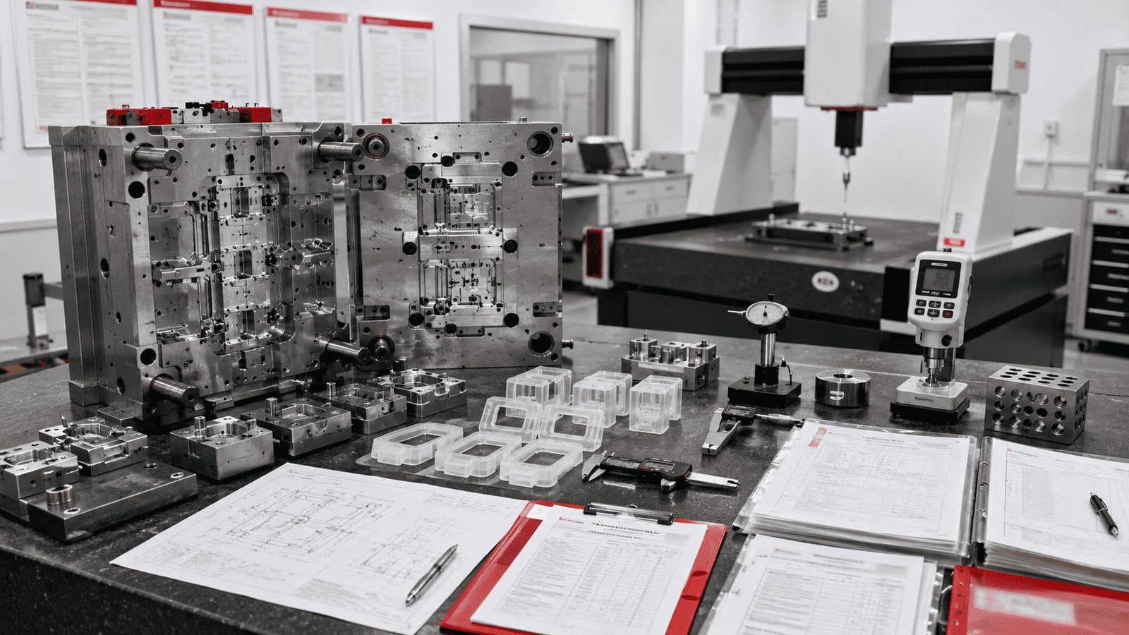 GBM CMM inspection for injection mold