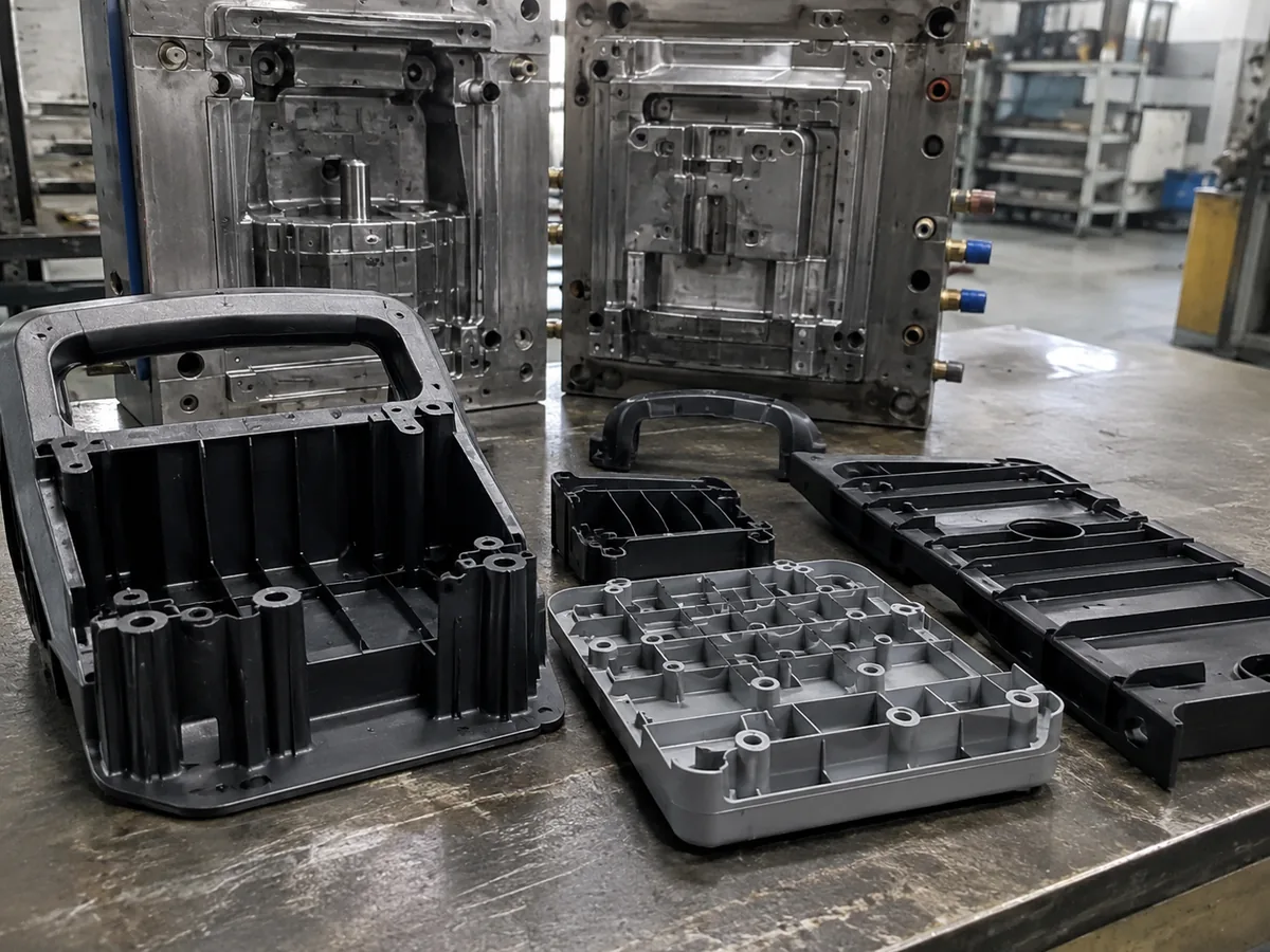 Gas Assist Mold for Thick-Wall Parts