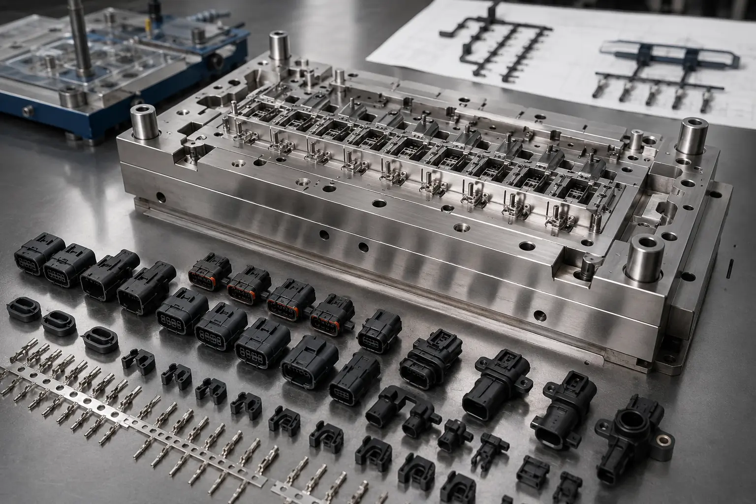 High-Cavitation Connector Mold