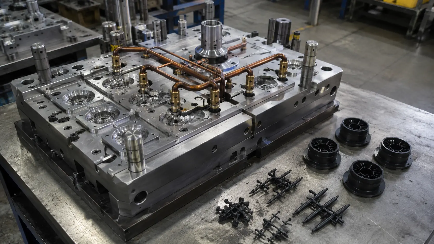 Semi-Hot Runner Mold