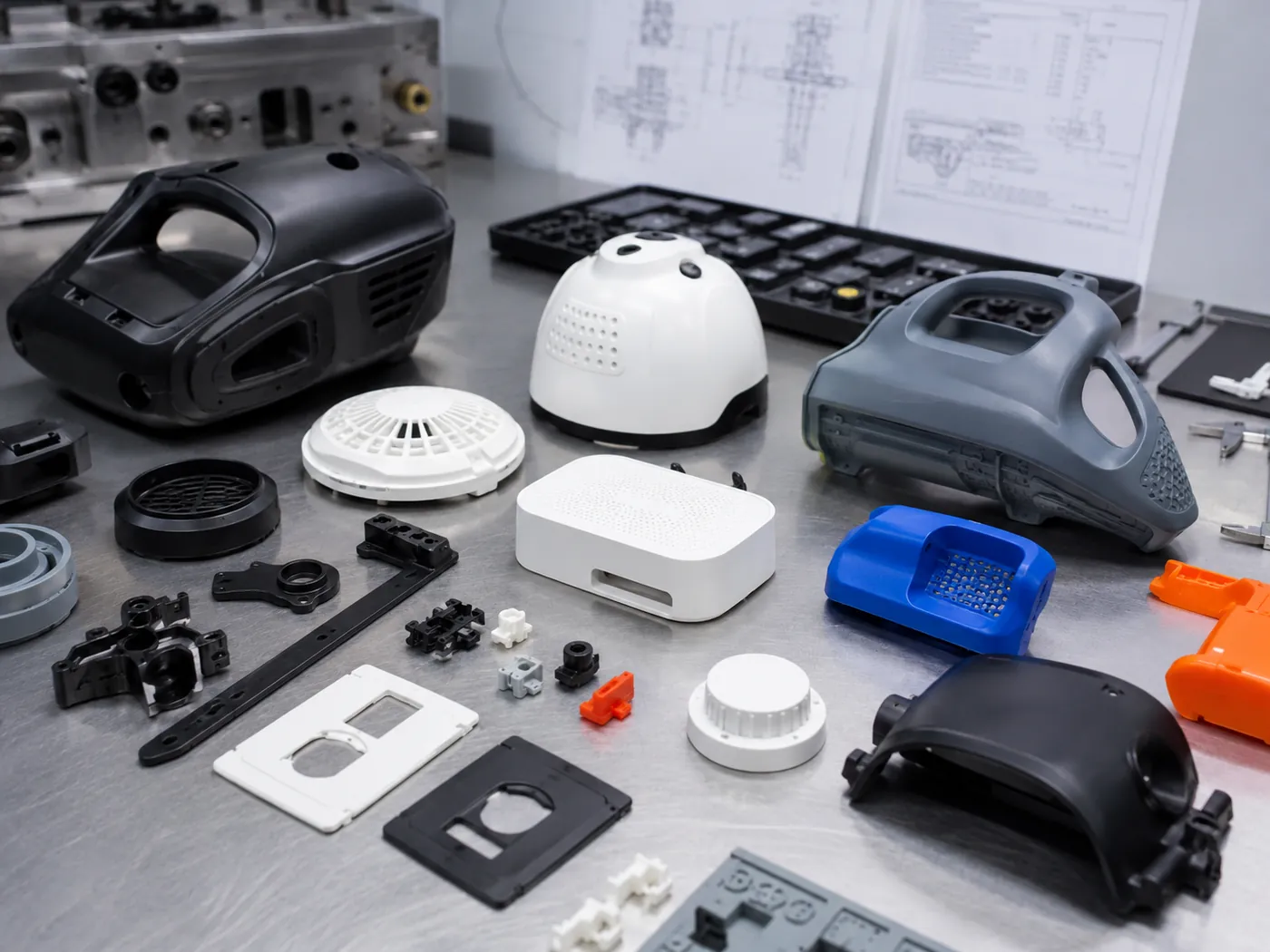 Industrial equipment insert molding