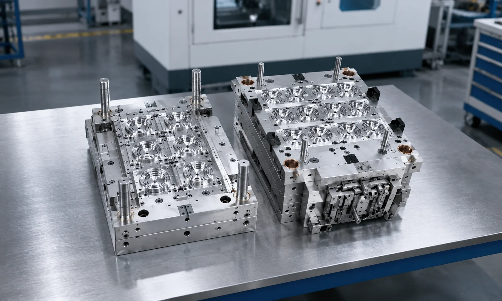 Precision multi-cavity mold CNC