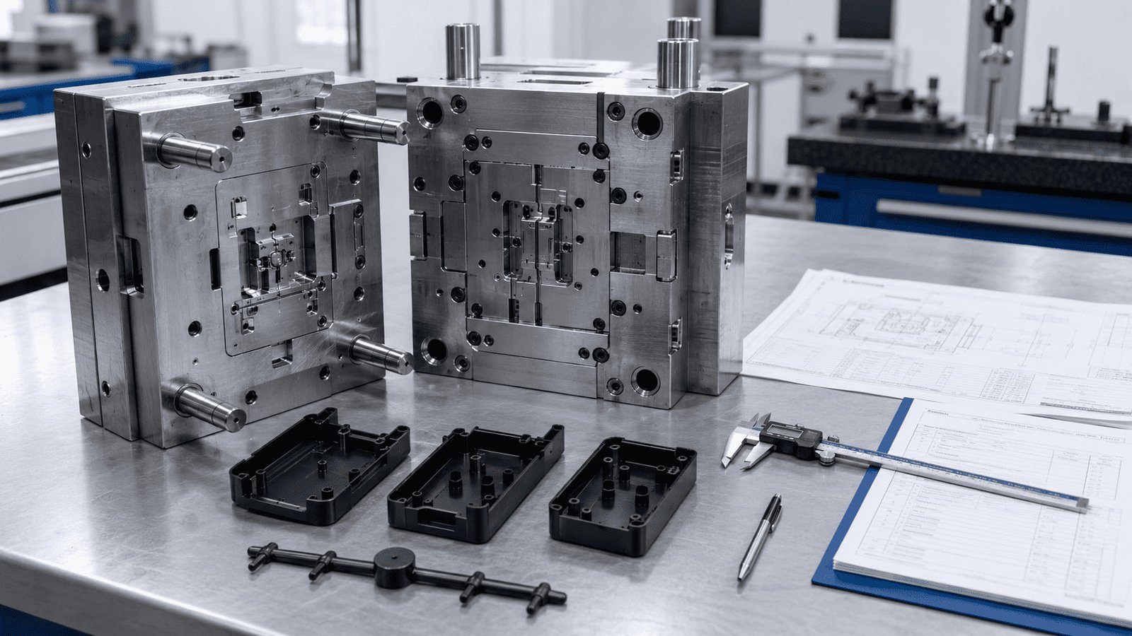 Prototype cold runner mold for early stage validation