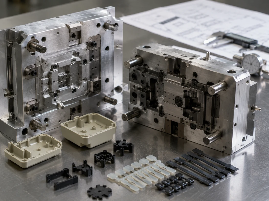 Aluminum Mold with Steel Inserts