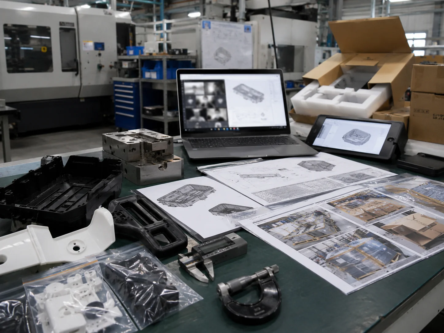 Injection molding manufacturing facility supporting global OEM buyers