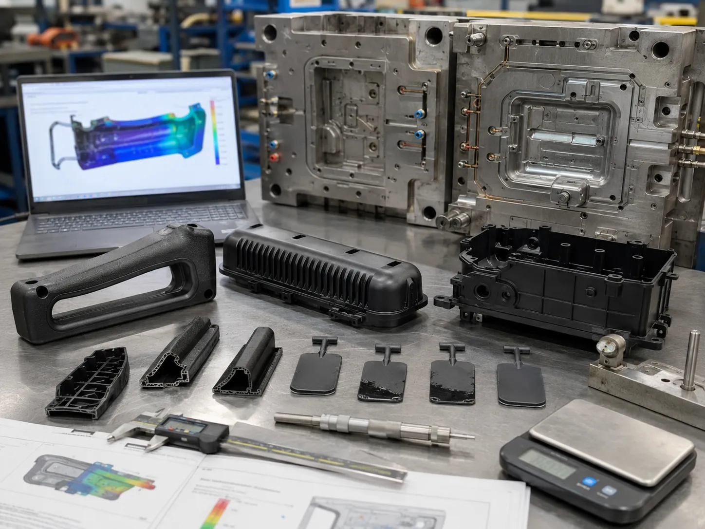CAE Simulation for Gas Assist Molding