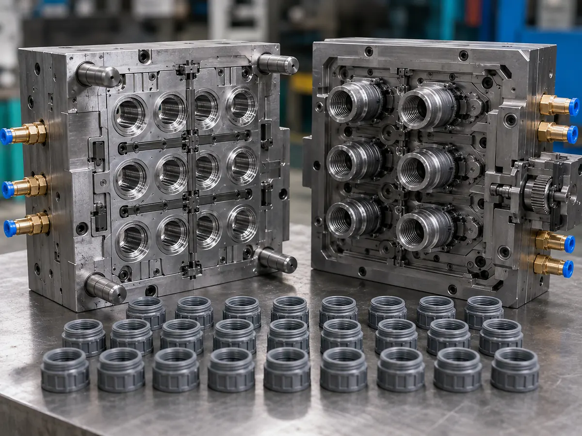 Multi-Cavity Unscrewing Mold