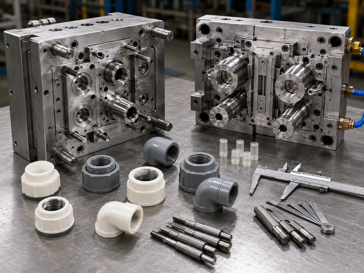 Pipe Fitting Unscrewing Mold