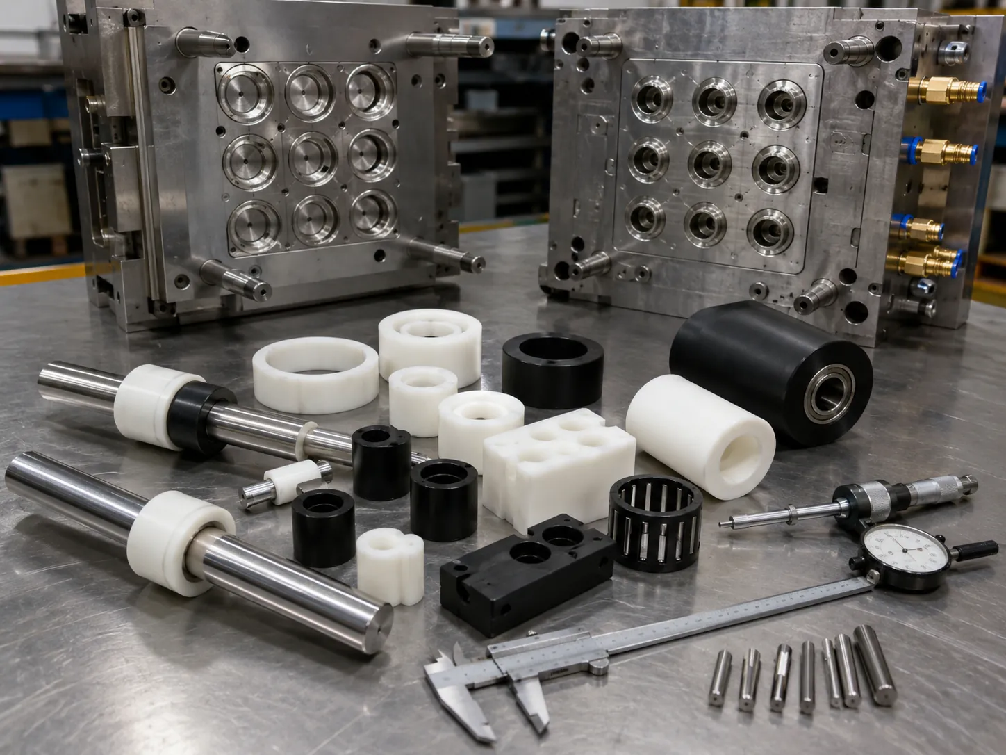 POM Bushings, Bearings and Rollers