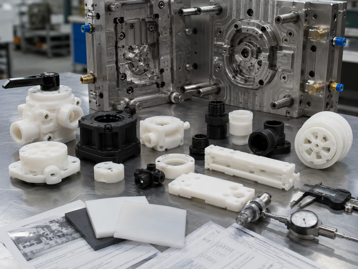POM Valve and Fluid Handling Parts