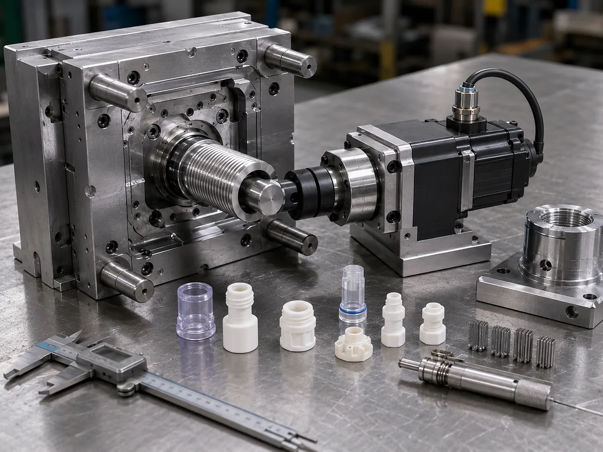 Servo-Driven Unscrewing Mold