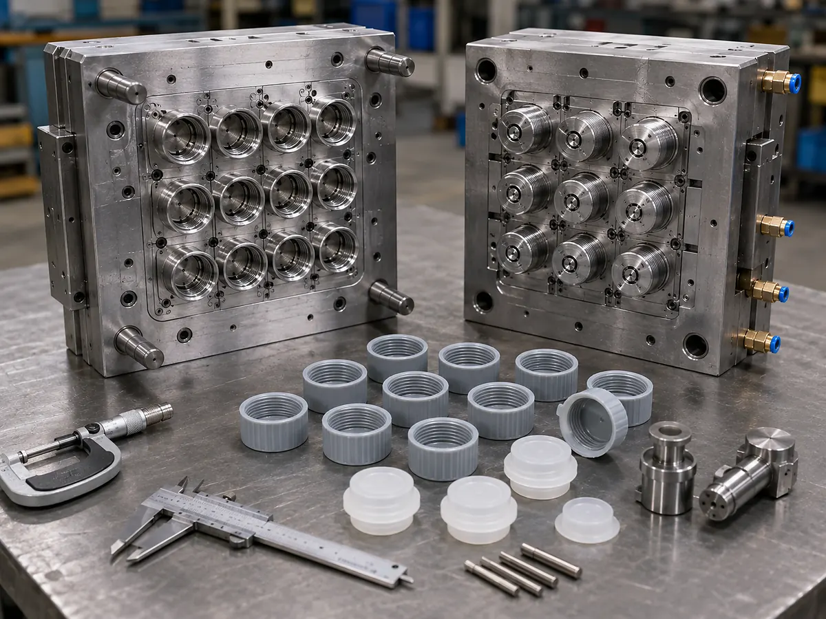 Threaded Cap & Closure Mould